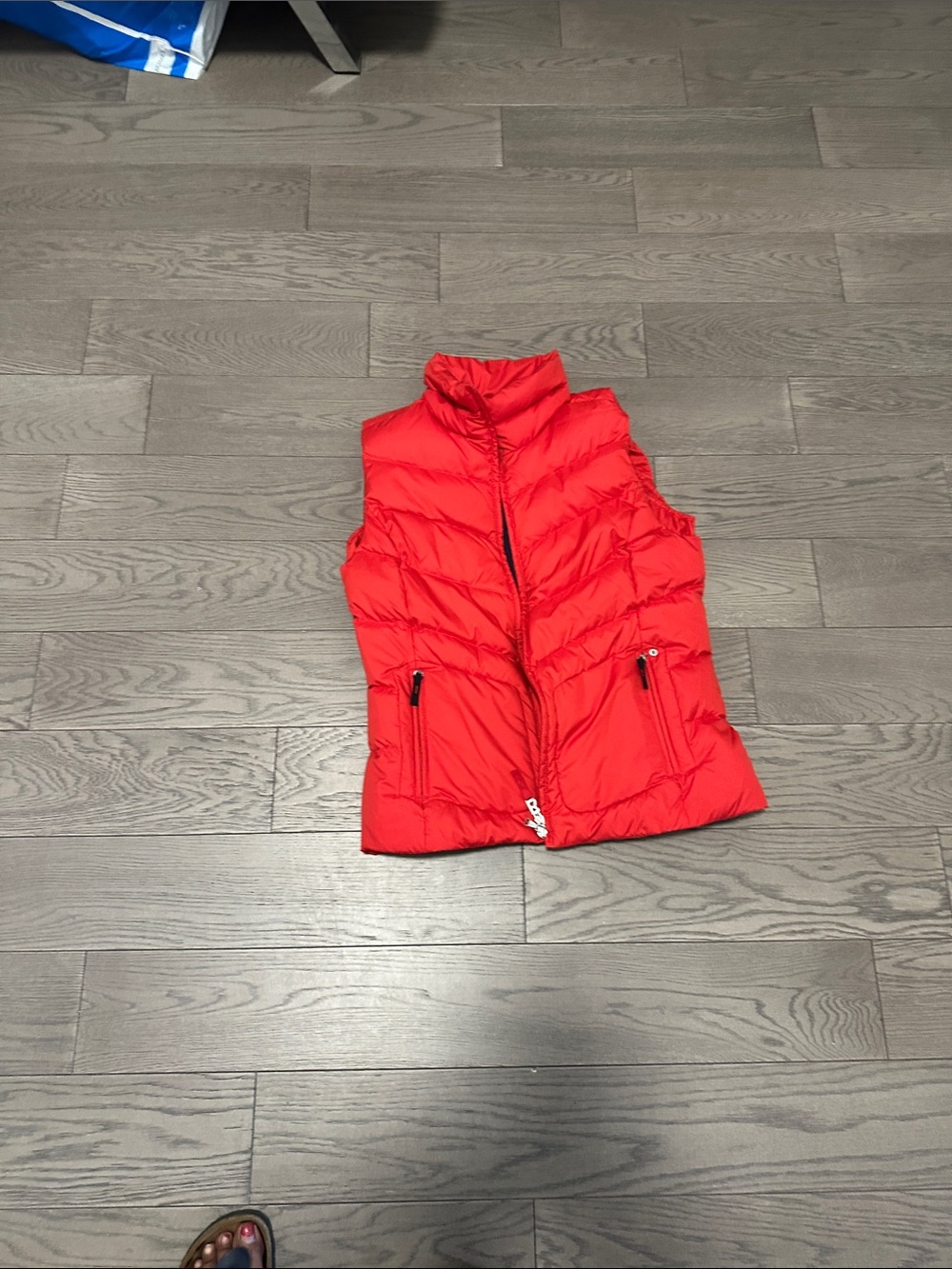Bogner Red Quilted Down Vest